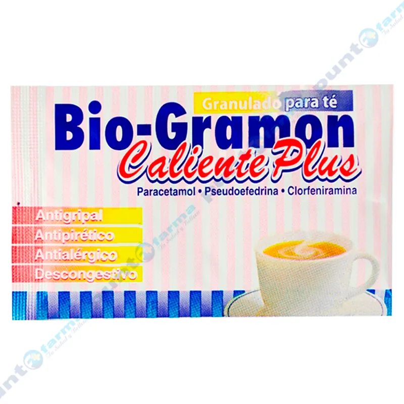 Té Bio-Gramon caliente plus - 1 unidad de 3 g