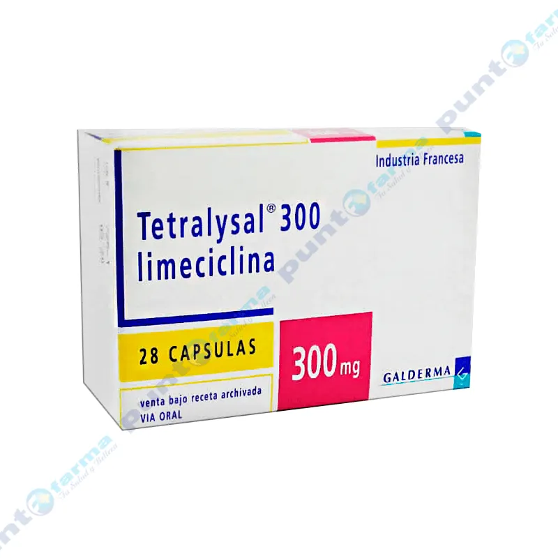 Tetralysal 300 Limeciclina - Caja de 28 capsulas
