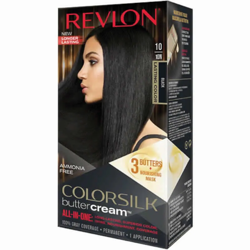 Tinte Colorsilk N° 10 Black Revlon