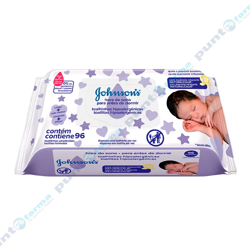 Toallitas húmedas para rostro y manos para bebé JOHNSON'S®