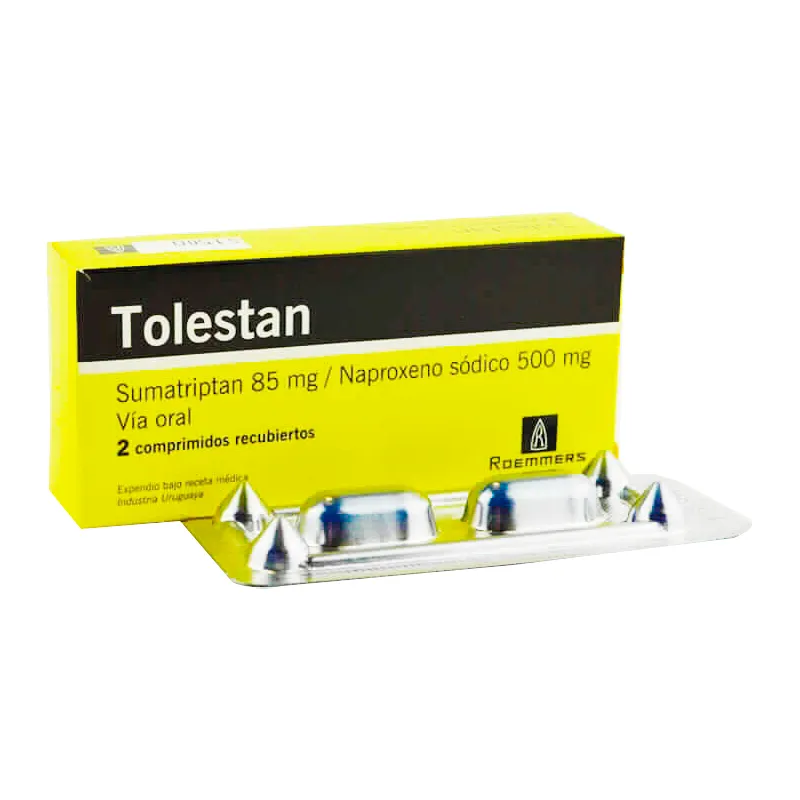Tolestan Sumatriptan 85 mg Caja de 2 comprimidos recubiertos Punto