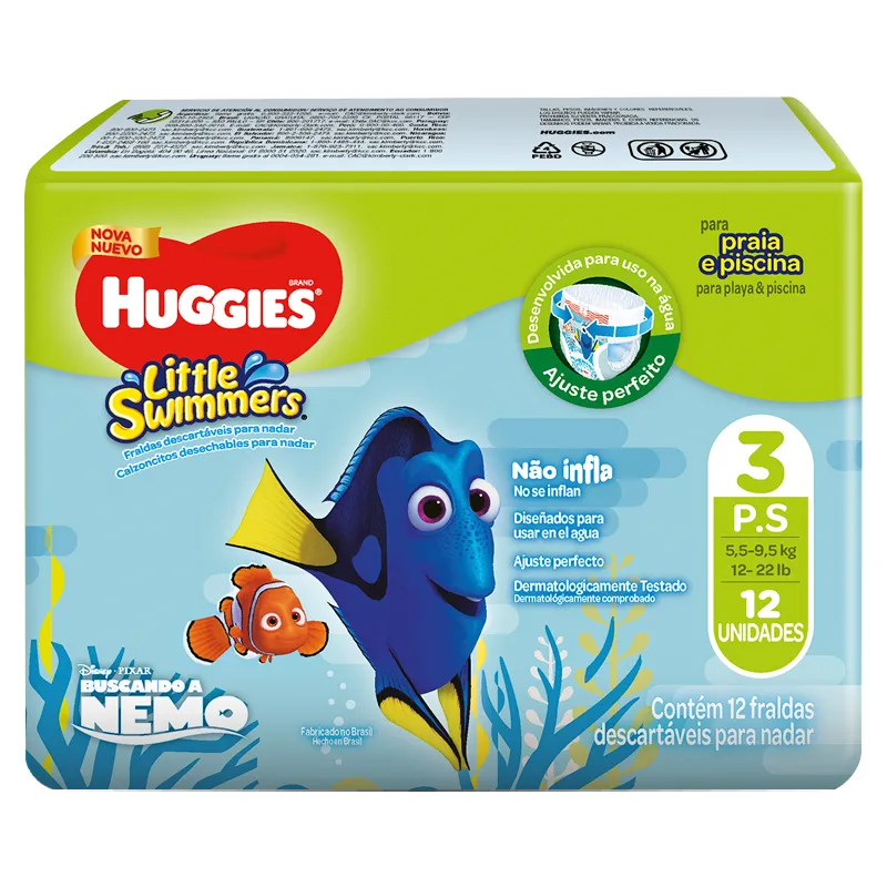 Traje de Baño Huggies Little Swimmers P.S - Cont. 12 unidades