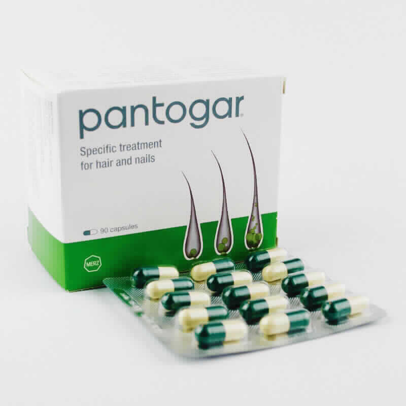 Tratamiento específico para el cabello y las uñas Pantogar® - Cont. 90  cápsulas | Punto Farma
