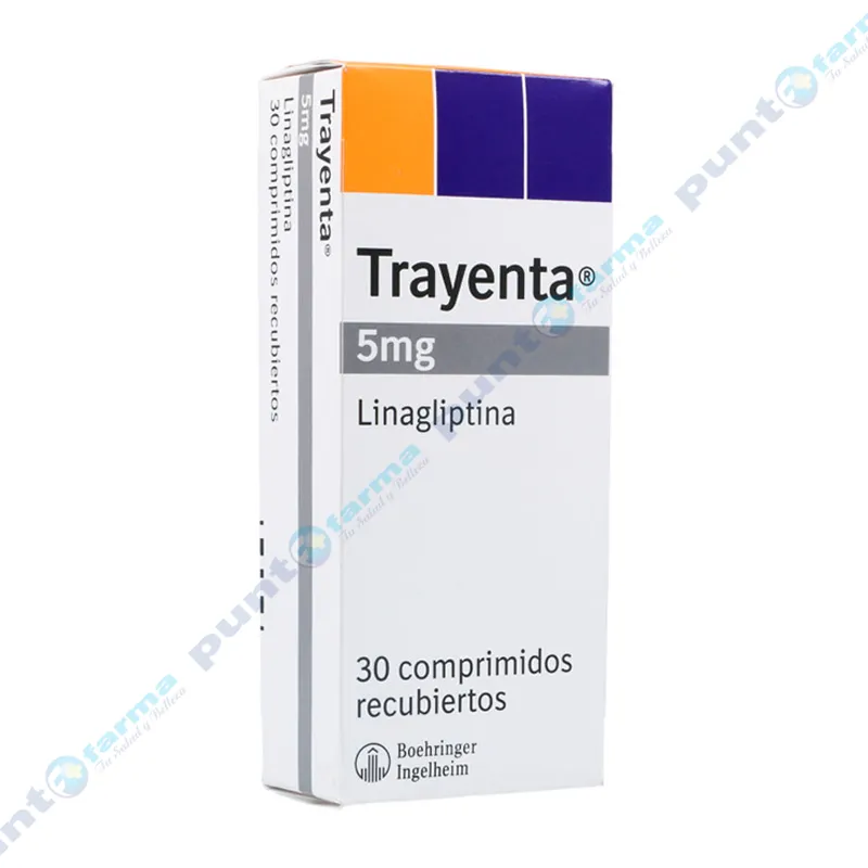 Trayenta Linagliptina 5mg - Caja de 30 comprimidos recubiertos