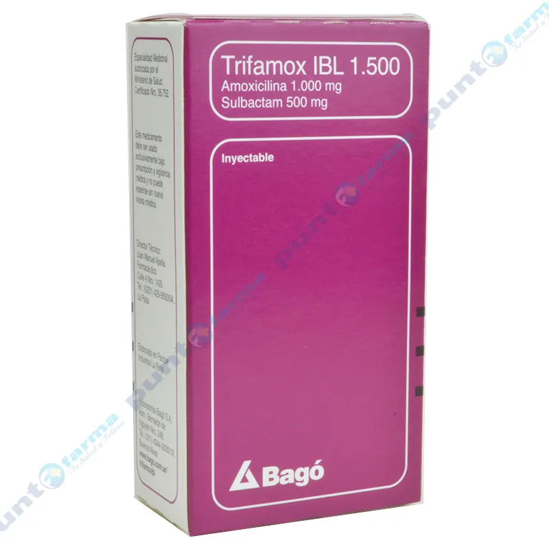 Trifamox IBL 1.500 - Cont. 1 frasco ampolla con polvo