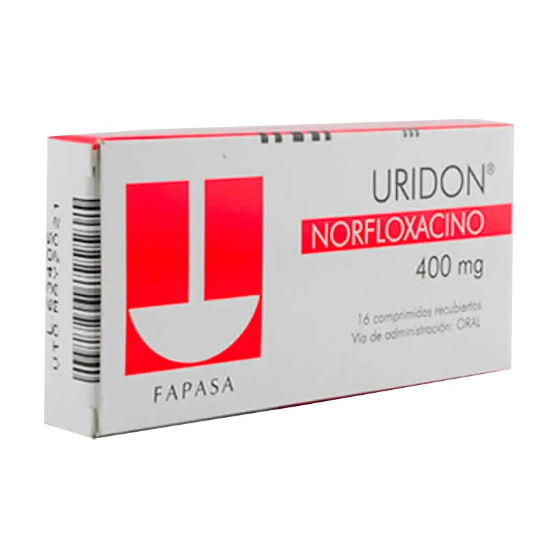 Uridon Norfloxacino 400 mg - Caja de 16 comprimidos