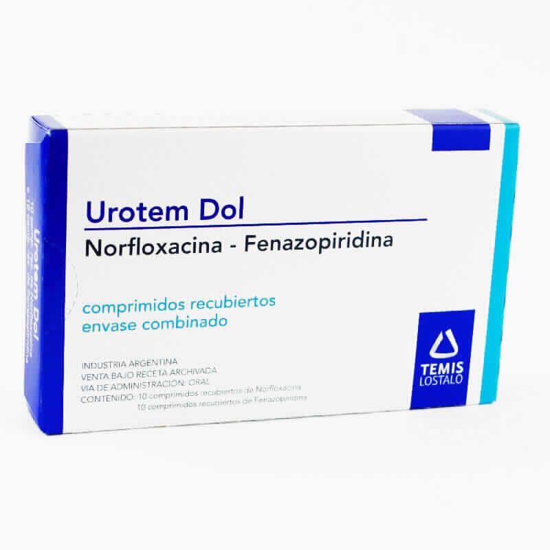 Quedateencasa Punto Farma Urotem Dol Norfloxacina Fenazopiridina 10 Comprimidos Recubiertos Quedateencasa Punto Farma Urotem Dol Norfloxacina Fenazopiridina 10 Comprimidos Recubiertos