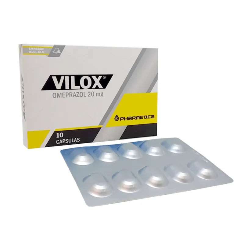Vilox 20 mg - Caja de 30 Cápsulas
