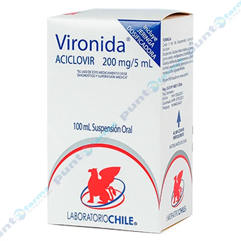 Vironida® 200mg - Suspensión Oral de 100mL