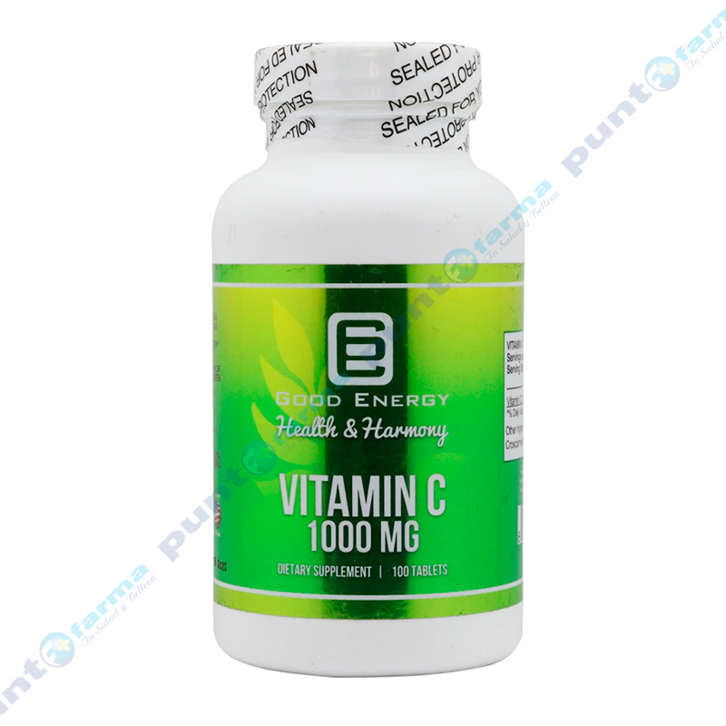 Vitamin C 1000mg Good Energy Cont 100 cápsulas Punto Farma