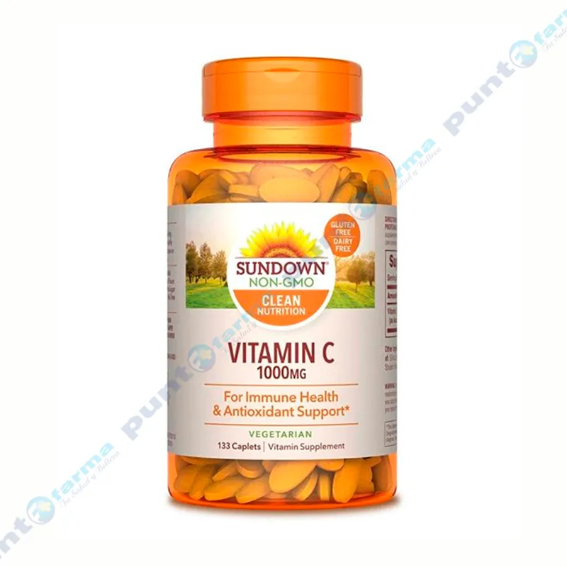 Vitamin C 1000mg Sundown Naturals - Cont 100 cápsulas