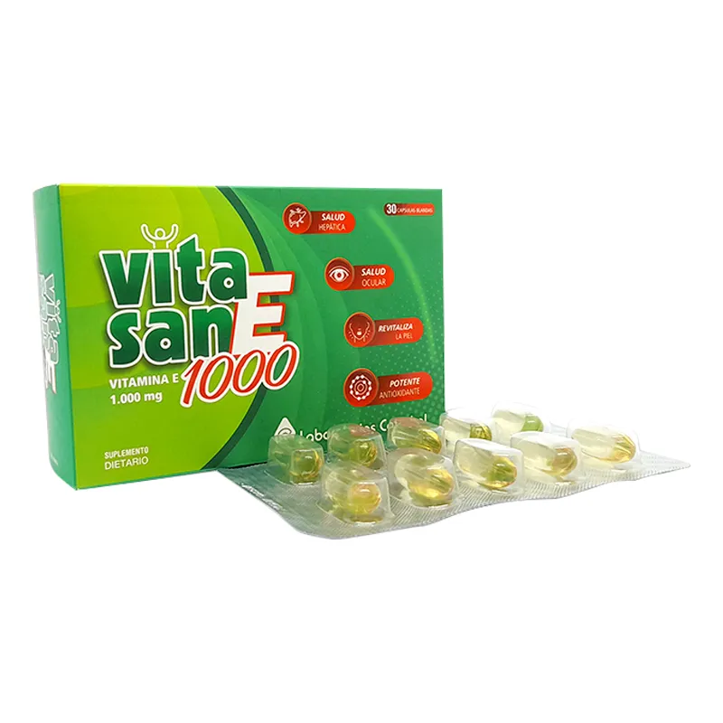 Vitasan E 1000 Vitamina E 1000 mg - Cont. 30 cápsulas blandas