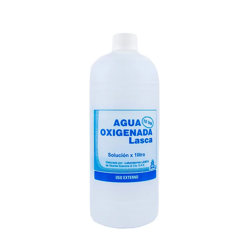 Agua Oxigenada Lasca - Cont. 1 Litro