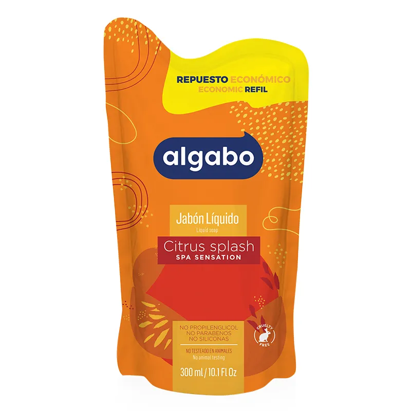 Refil Jabon Liquido Citrus Algabo - Cont.300 mL