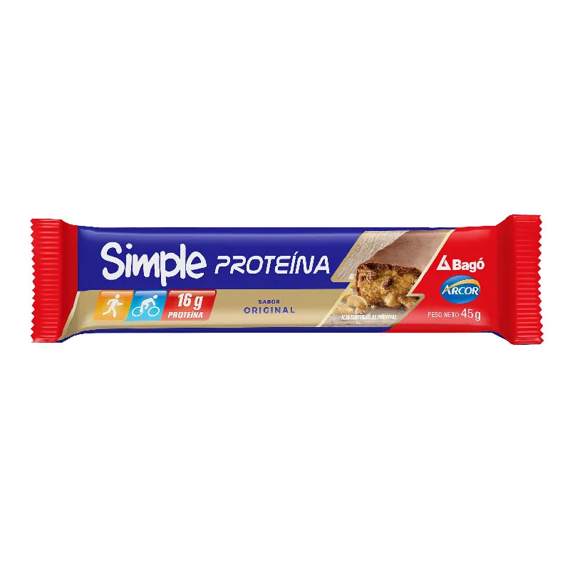 Barra Simple Proteina Original - Cont. 45 gr