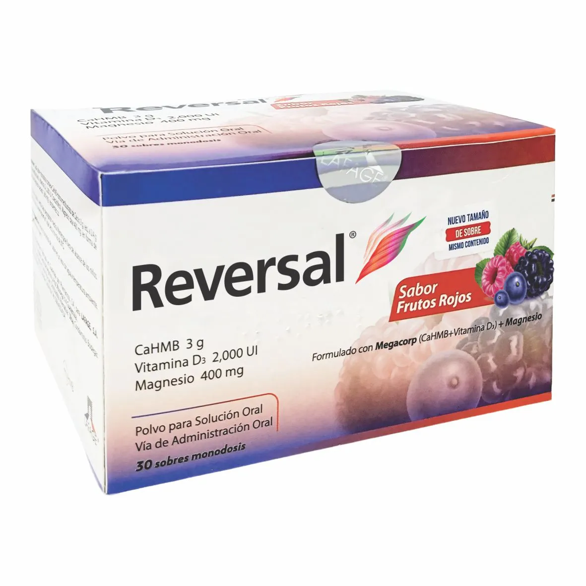 Reversal Sabor Frutos Rojos - Cont. 30 Sobres