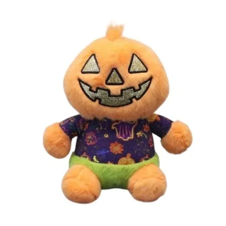 Peluche Calabaza Halloween 20 cm Kima - 1 Unidad