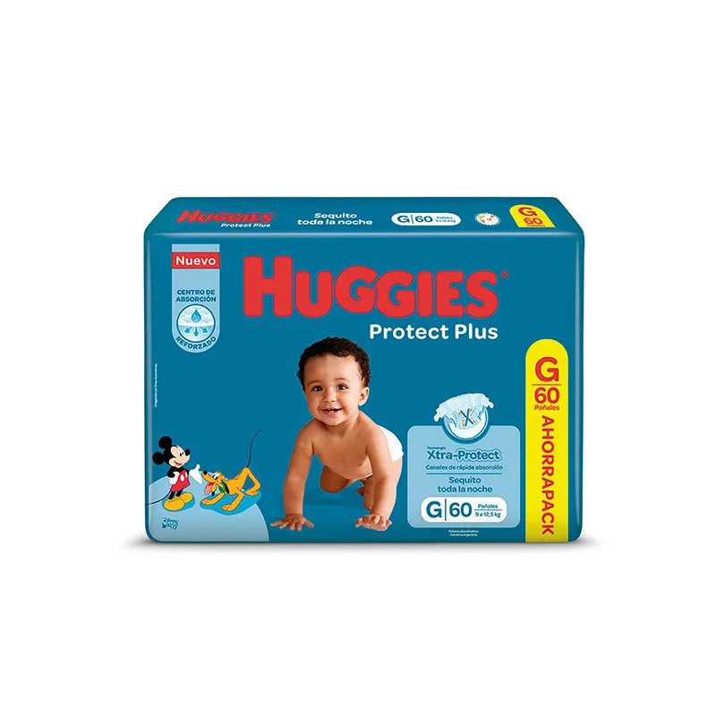 Huggies Protect Plus G - Cont. 60 Unidades