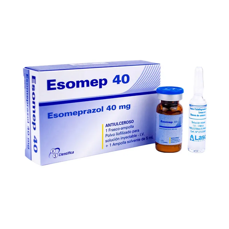 esomep esomeprazol 40 mg - cont. 1 frasco ampolla + 1 ampolla