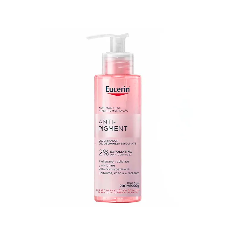 Gel Limpiador Exfoliante Facial Antimanchas Eucerin - Cont.200mL