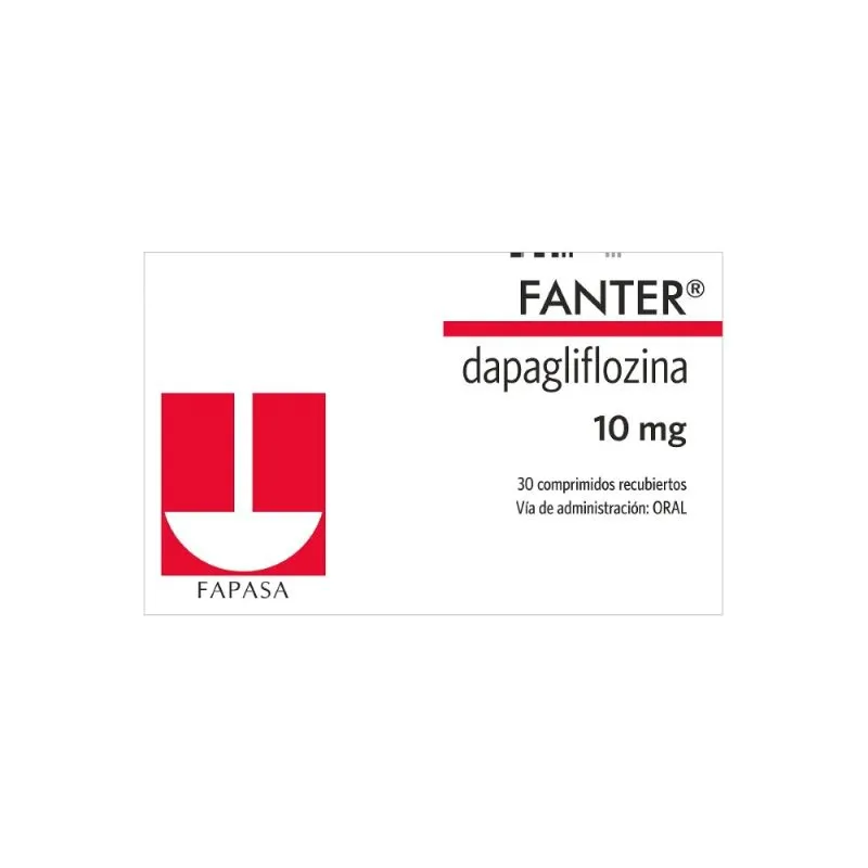 Fanter Dapagliflozina 10 mg - Cont. 30 Comprimidos Recubiertos