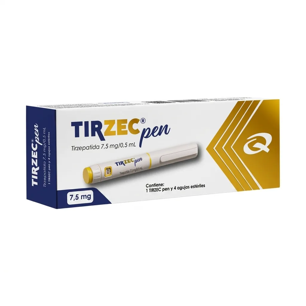 Tirzec Pen Tirzepatida 7,5 mg/0,5 ml - Cont. 1 Unidad