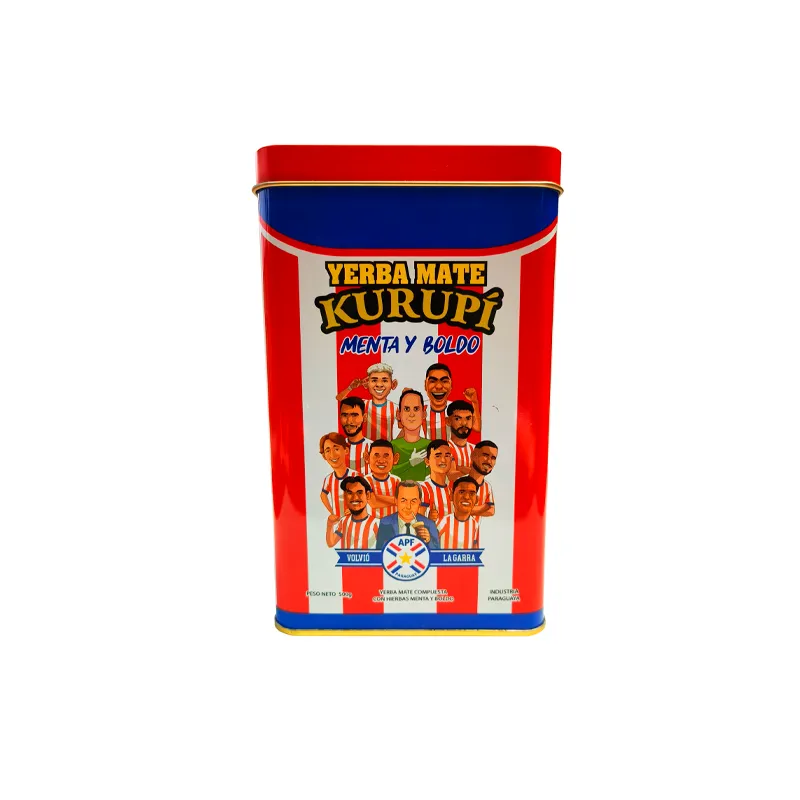 Yerba Mate Kurupi Menta y Boldo Edición Especial Albirroja - Lata x 500 gr