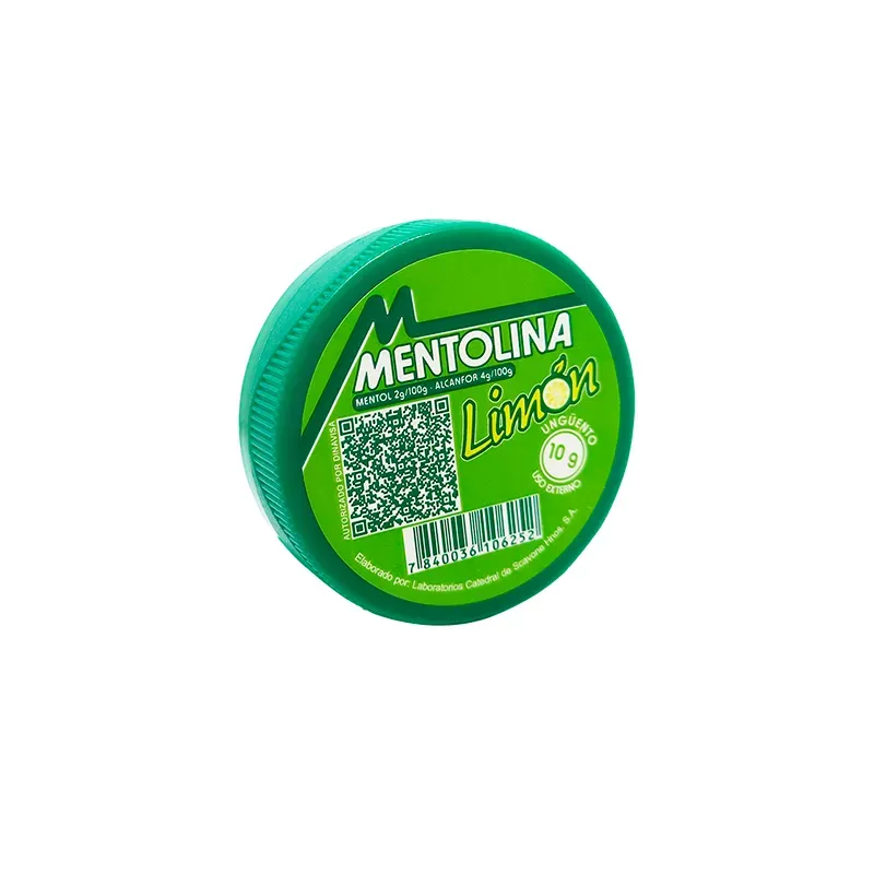 Mentolina Unguento Limon - Pote x 10 gr