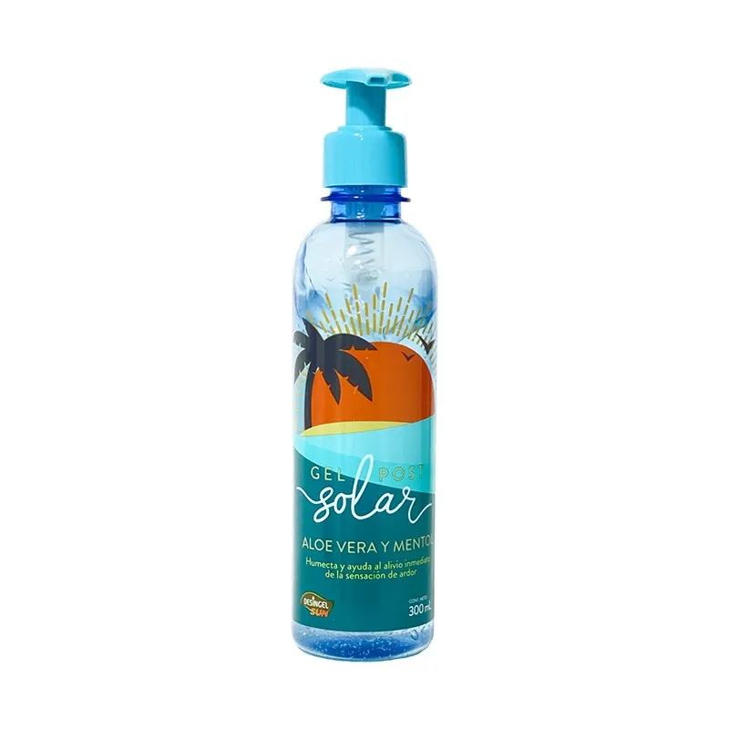 Gel Post Solar Con Aloe Vera y Mentol Desingel - Cont.300 ml