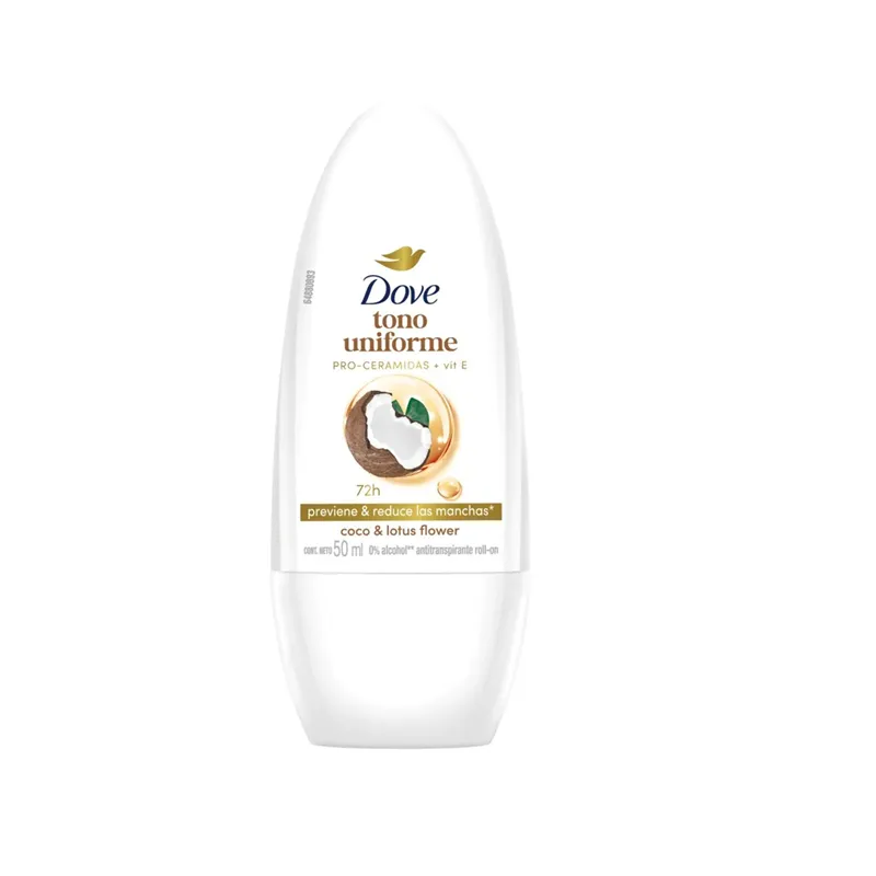 Antitranspirante Dove Roll-On Tono Uniforme Coco - 50ml