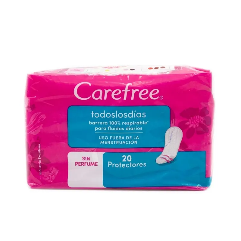 Protectores Diarios Todos los días Carefree - Cont 20 unidades