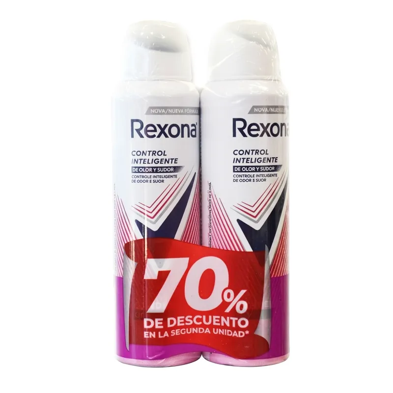 Pack Desodorante en Aerosol Powder Rexona - Cont 2 unidades de 150 mL