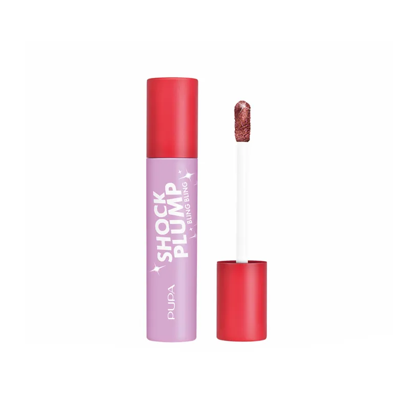 Lip Gloss Shock Plump Bling Bling 014 Choco de 24 Quilates Pupa - Cont. 2,5 gr
