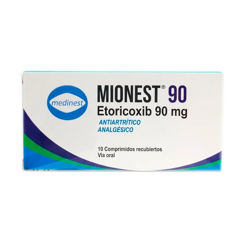 Mionest Etoricoxib 90 mg - Cont. 10 Comprimidos Recubiertos