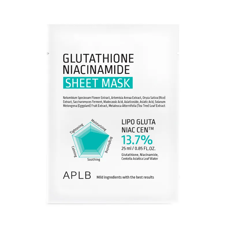 Mascarilla Facial Glutathione Niacinamide APLB - Cont. 1 Unidad