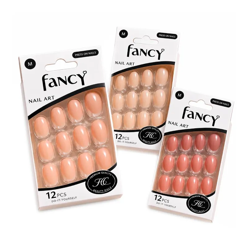 Set de Uñas Postizas Modelos y Colores Surtidos A&M - Cont. 1 Caja con 12 Uñas