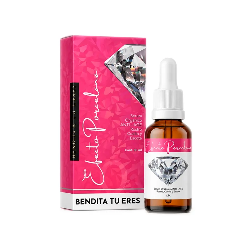 serum facial de día efecto porcelana bendita tú eres - cont.30 ml