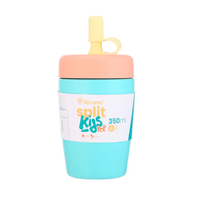 Vaso infantil Split Kids Pop Celeste Terrano - Cont. 350 ml