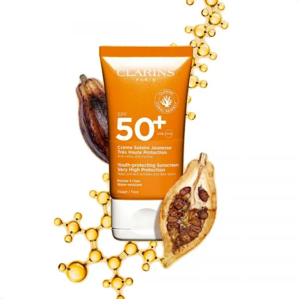 Crema Solar Alta Proteccion SPF 50+ Clarins - Cont.150 mL