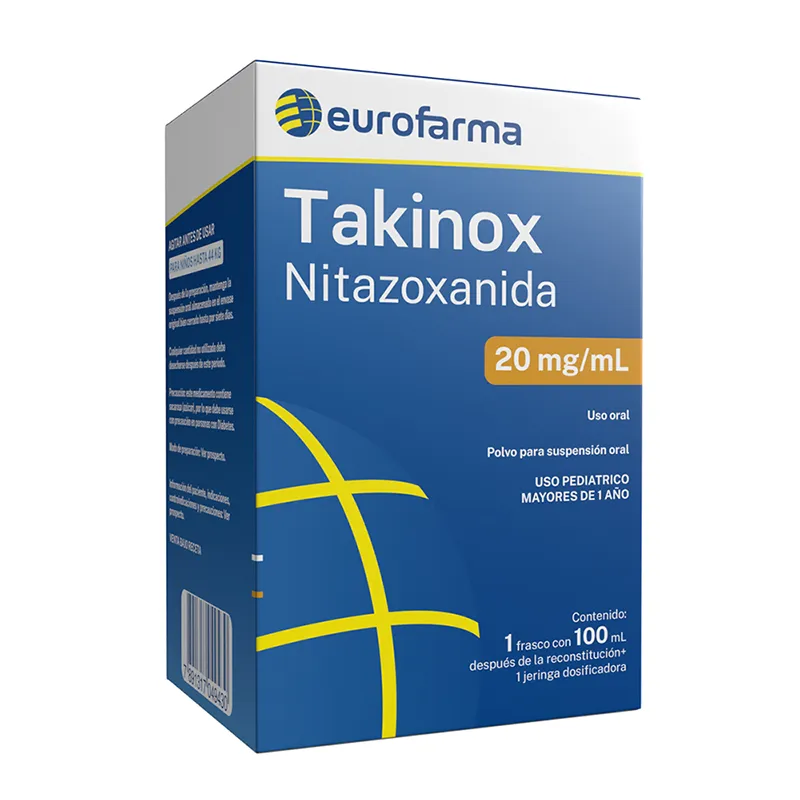 Takinox Nitazoxanida 20 mg/ml - Cont. 100 mL
