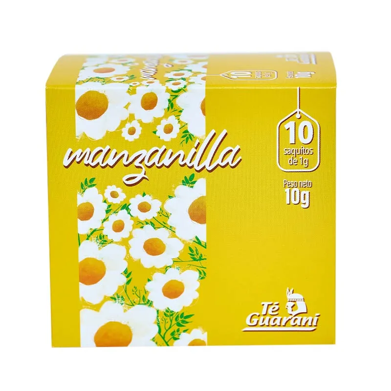 Té Guaraní - Té de Manzanilla - Caja con 10 saquitos de 1g c/u