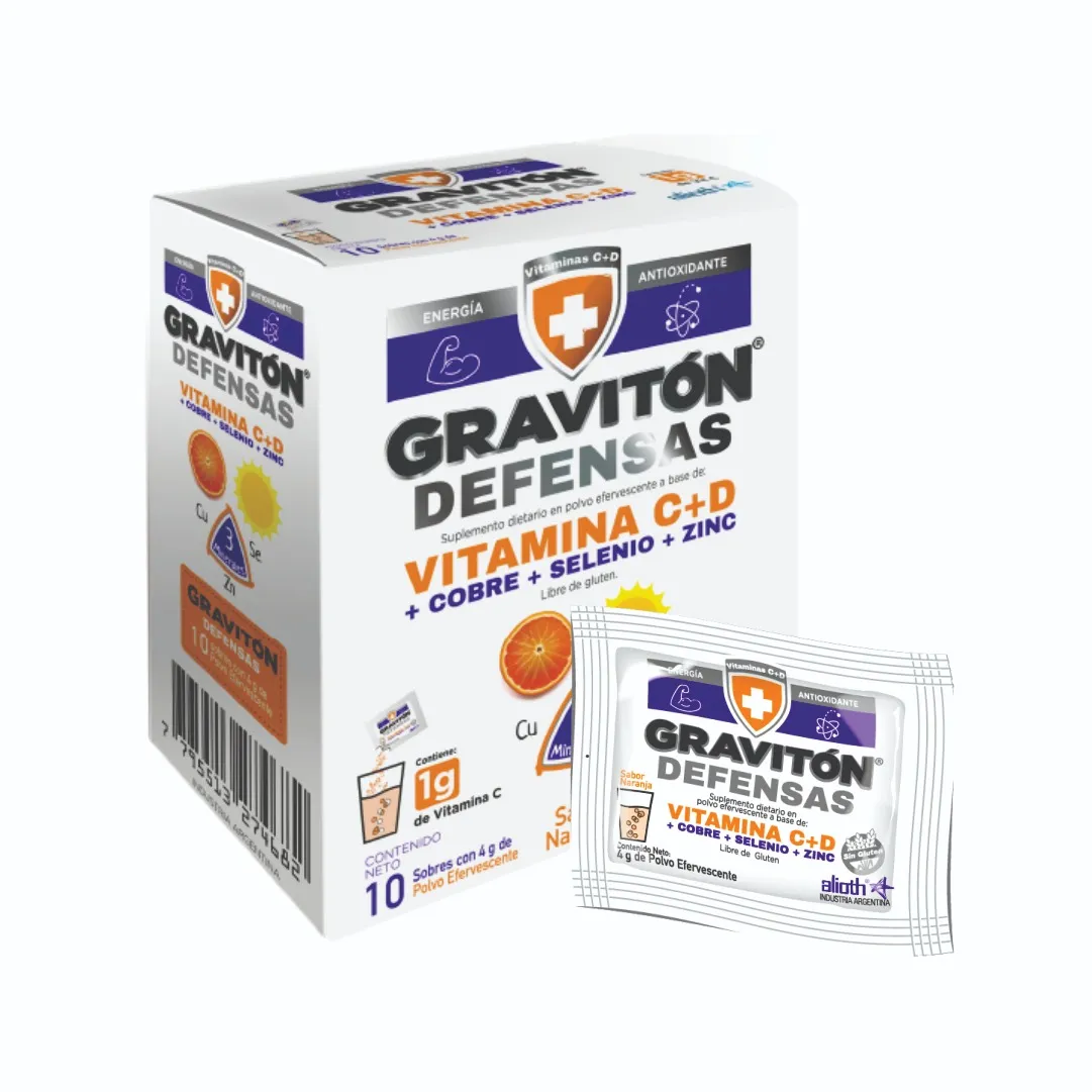 Graviton Defensas Pharma Alioth - Cont.10 sobres