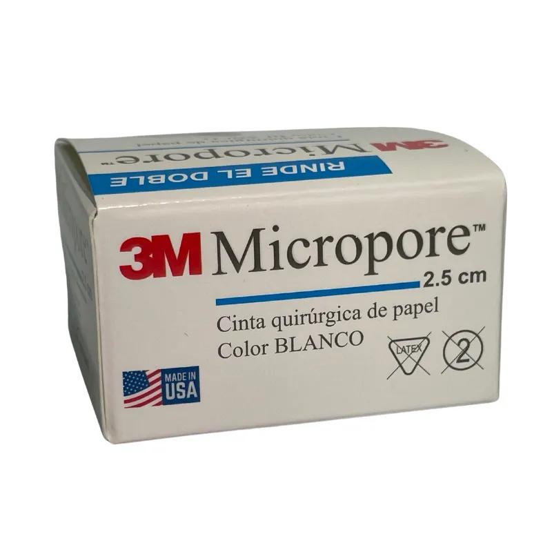 Micropore 3M - 2,5 cm Color Blanco